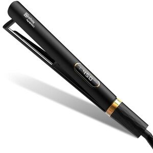 Hair Straightener Flat Iron, Titanium 2 in, 5 Temp,Negative Ion,Wide Volt Travel